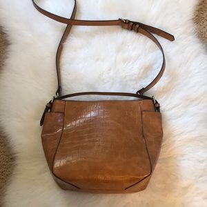 Zara Croc Embossed bag